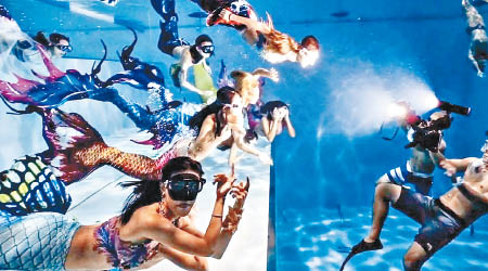 東方日報 中環出更：人魚教父林育泉 靠食腦創水底事業