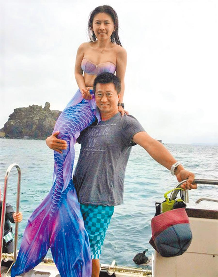 中時新聞網 澎湖驚見美人魚 徜徉薰衣草森林